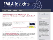 Tablet Screenshot of fmlainsights.com